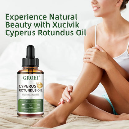 Cyperus Rotundus Oil for Hair Growth and Post-Shave Care