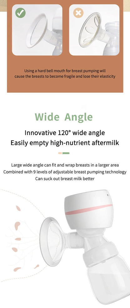Silent and Efficient Electric Breast Pump