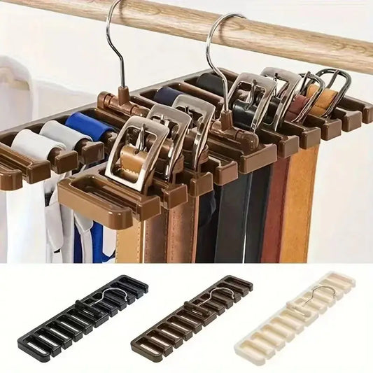 Rotating Tie and Belt Hanger