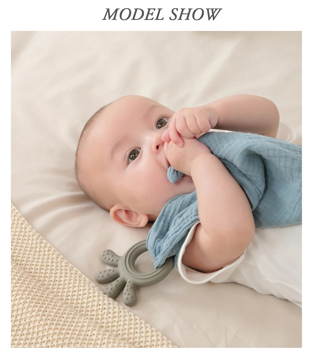 Baby Soother Towel & Muslin Cotton Bib