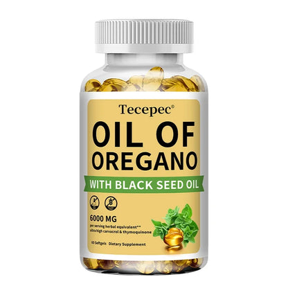 Oregano Black Seed Health Supplement