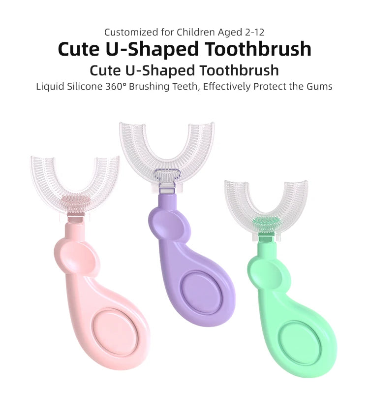 Children’s 360° U-Shaped Silicone Toothbrush