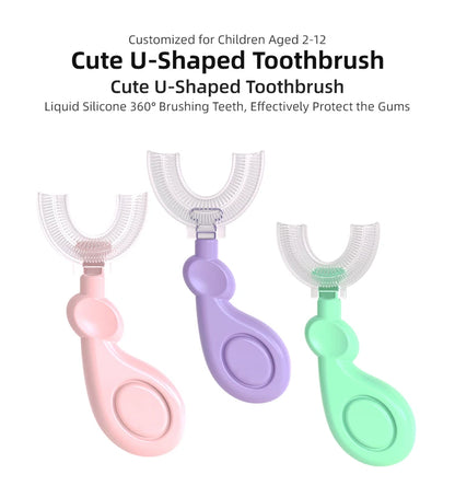 Children’s 360° U-Shaped Silicone Toothbrush