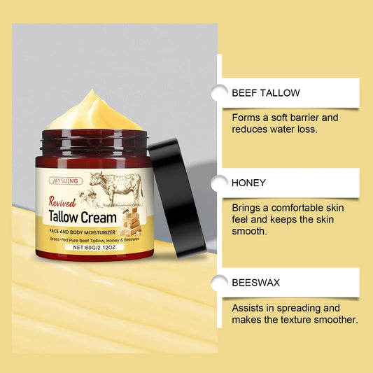 Natural Tallow Beeswax Face Moisturizer