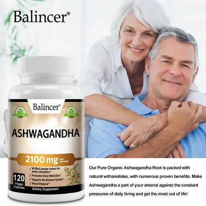 Organic Ashwagandha Stress Relief Supplement