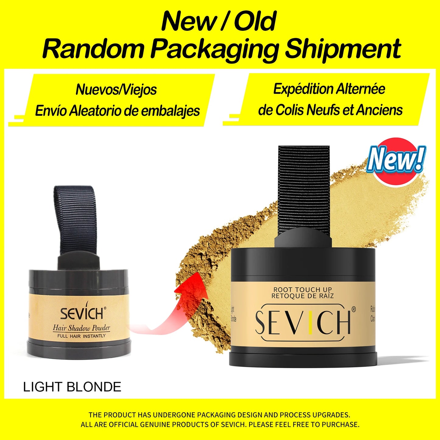 Sevich Hairline Shadow Powder for Hair Loss Concealment