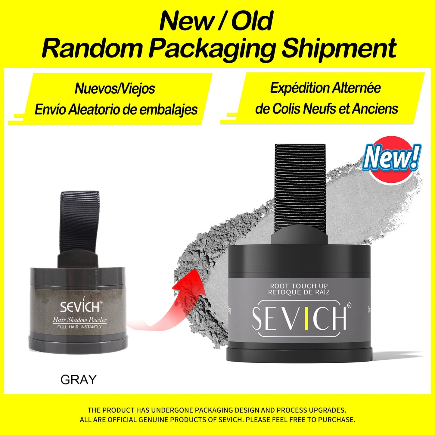 Sevich Hairline Shadow Powder for Hair Loss Concealment