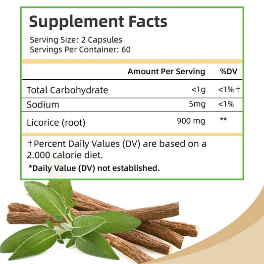 Licorice Root Vitamin Supplement for Heart