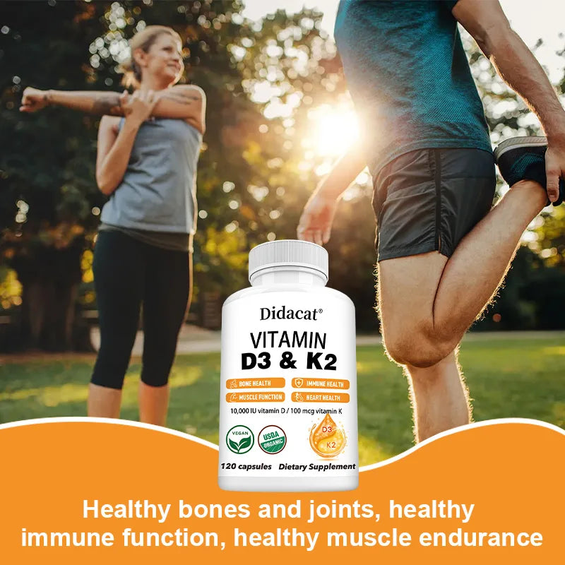 D3 K2 Vitamins for Joint & Muscle Health