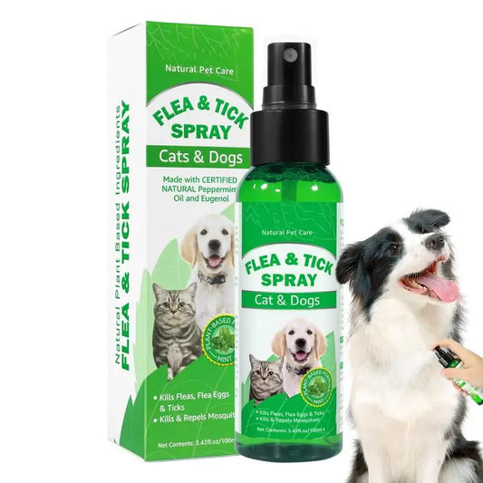 Natural Pet Flea Tick Spray