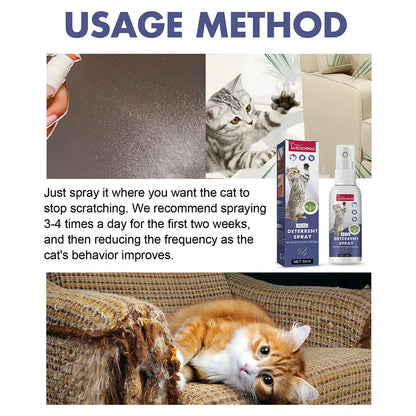 Natural Cat Scratch Deterrent Spray