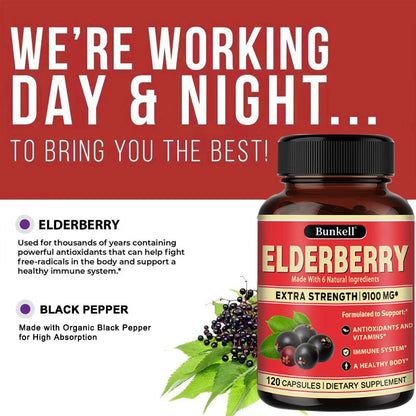 Elderberry Vitamin Supplement for Immunity