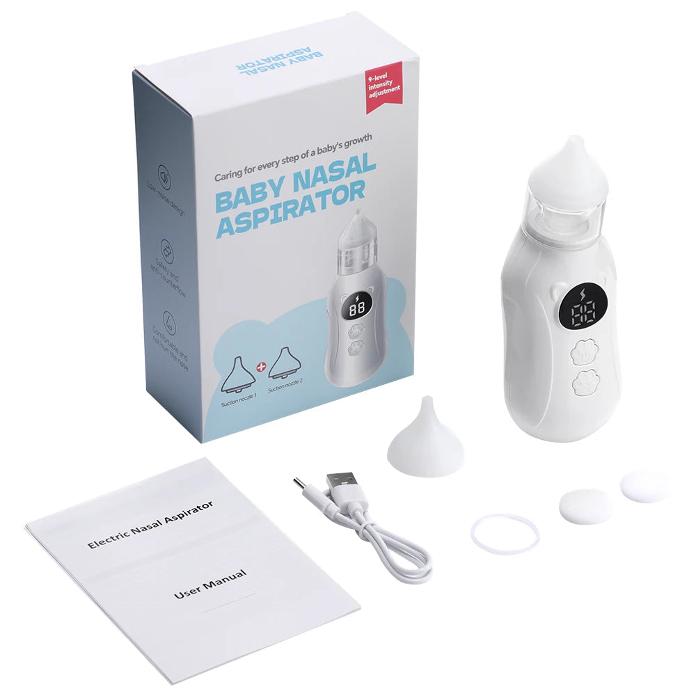 Baby Electric Nasal Aspirator with 9 Suction Levels