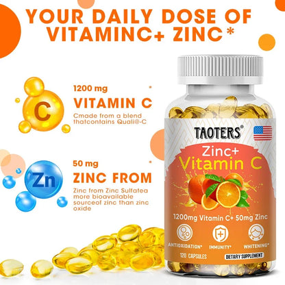 Taoters Vitamin C + Zinc Immune Support