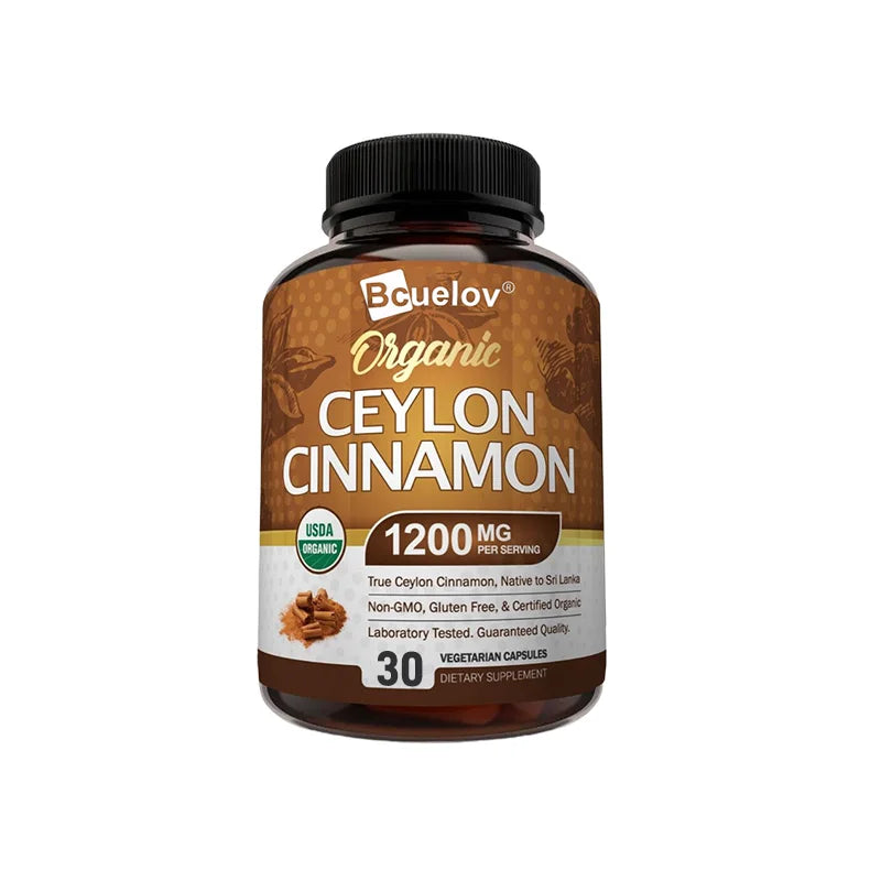 Natural Ceylon Cinnamon Supplement Capsules