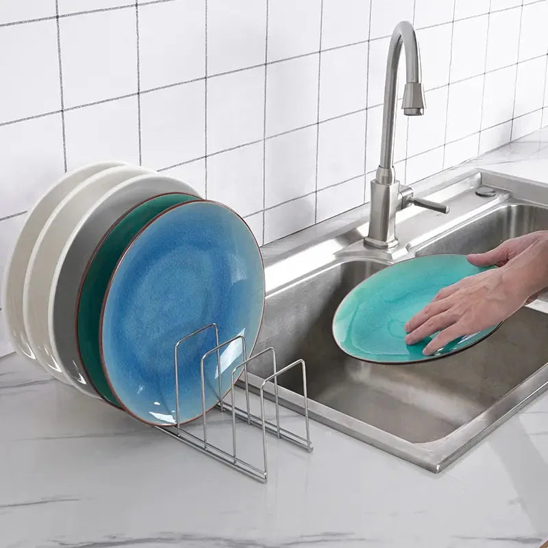 Stainless Steel Kitchen Dish Organizer Rack