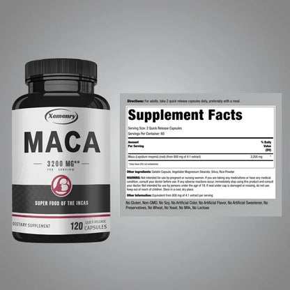 Organic Maca Stamina Support Supplement