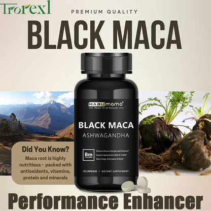 Organic Black Maca Energy Tablets