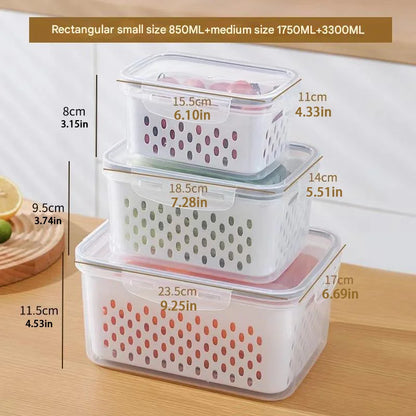 Refrigerator Vegetable Fruit Storage Boxes