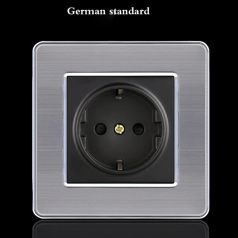 Brushed Stainless Steel Wall Switch