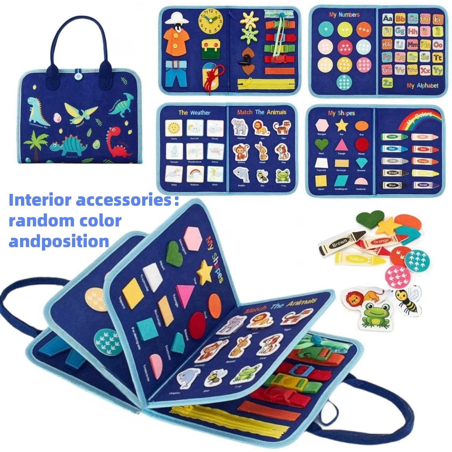 Montessori Toddler Busy Board Toy