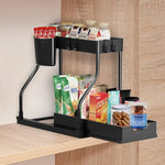 R Shaped Double-Layer Kitchen Storage Rack