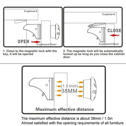 Magnetic Children's Safety Cabinet Lock