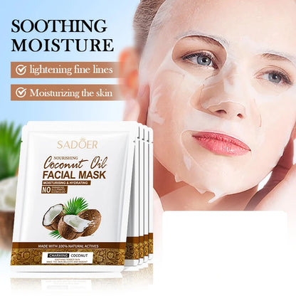 SADOER Coconut Face Mask Moisturizing and Firming