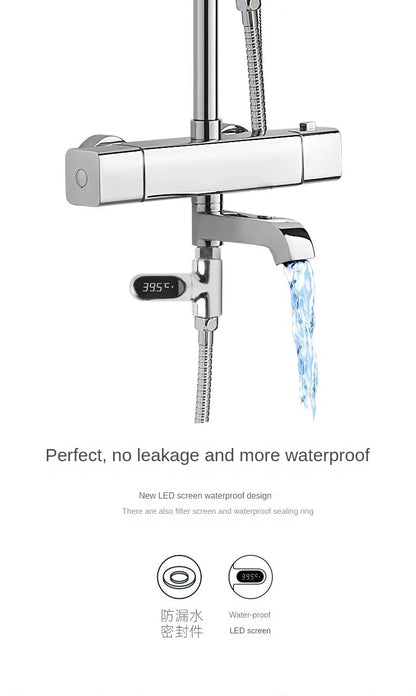 Self-Powered Water Temperature Meter