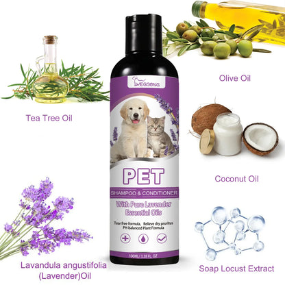 Natural Lavender Pet Care Shampoo