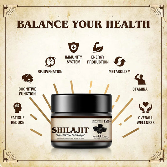 Organic Himalayan Shilajit Energy Resin