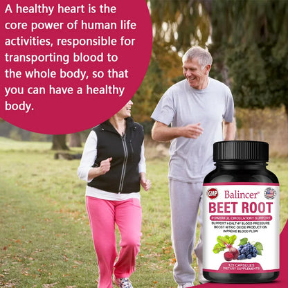 Natural Beet Root Supplement for Energy & Heart