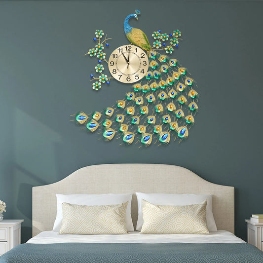 3D Metal Art Wall Clock
