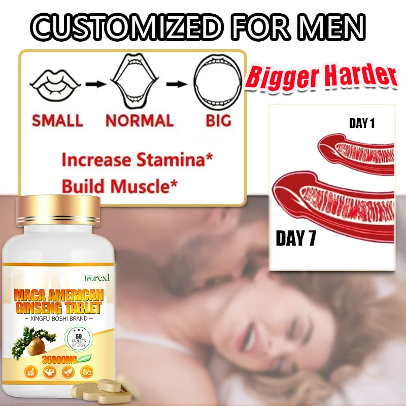 Organic Maca American Ginseng Supplement