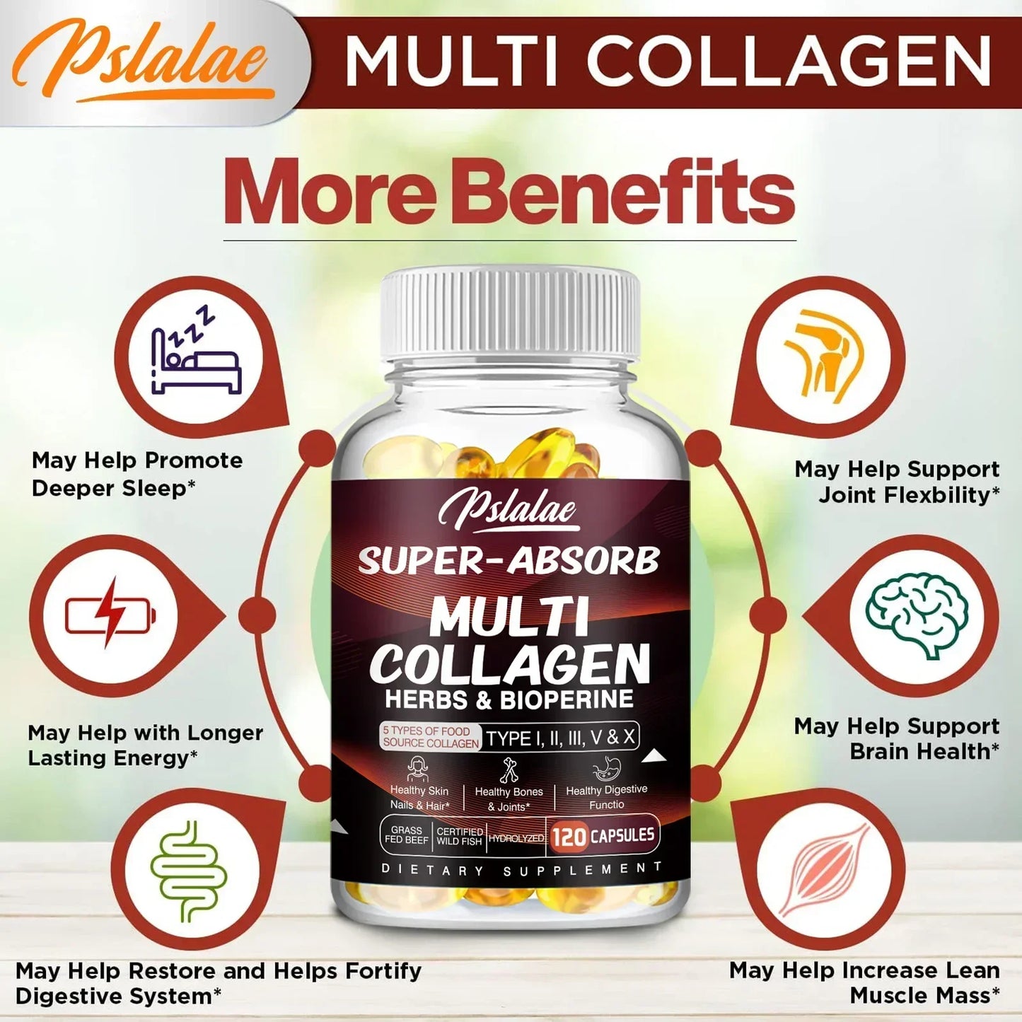 Organic Multi Collagen with Piperine for Absorption