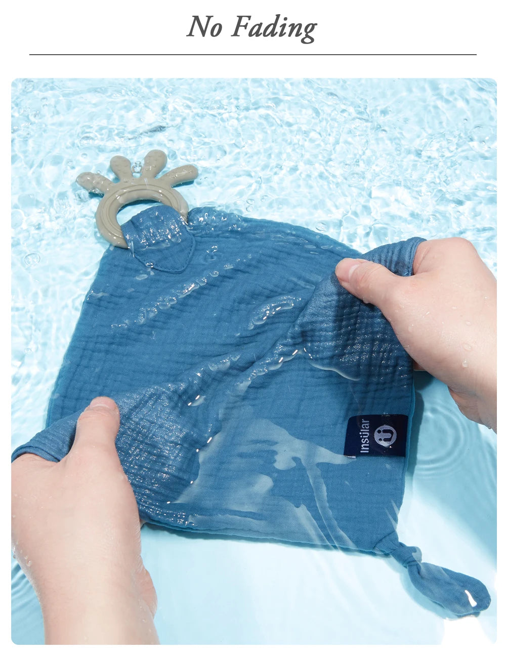 Baby Soother Towel & Muslin Cotton Bib