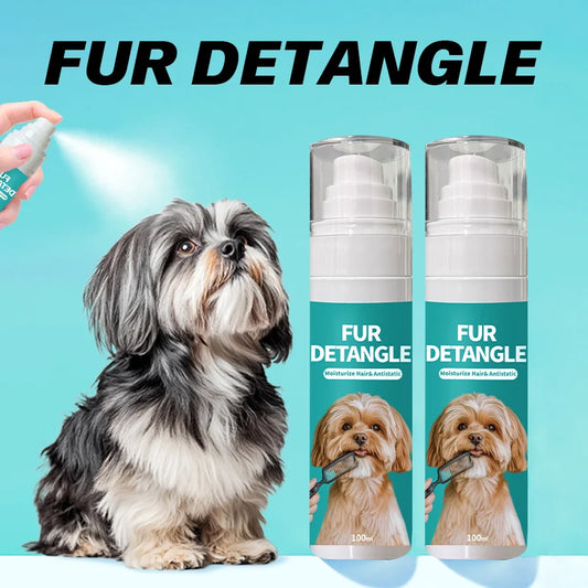 Pet Hair Detangling Spray Natural Formula