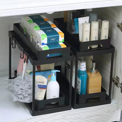 Expandable Under-Sink Organizer Set