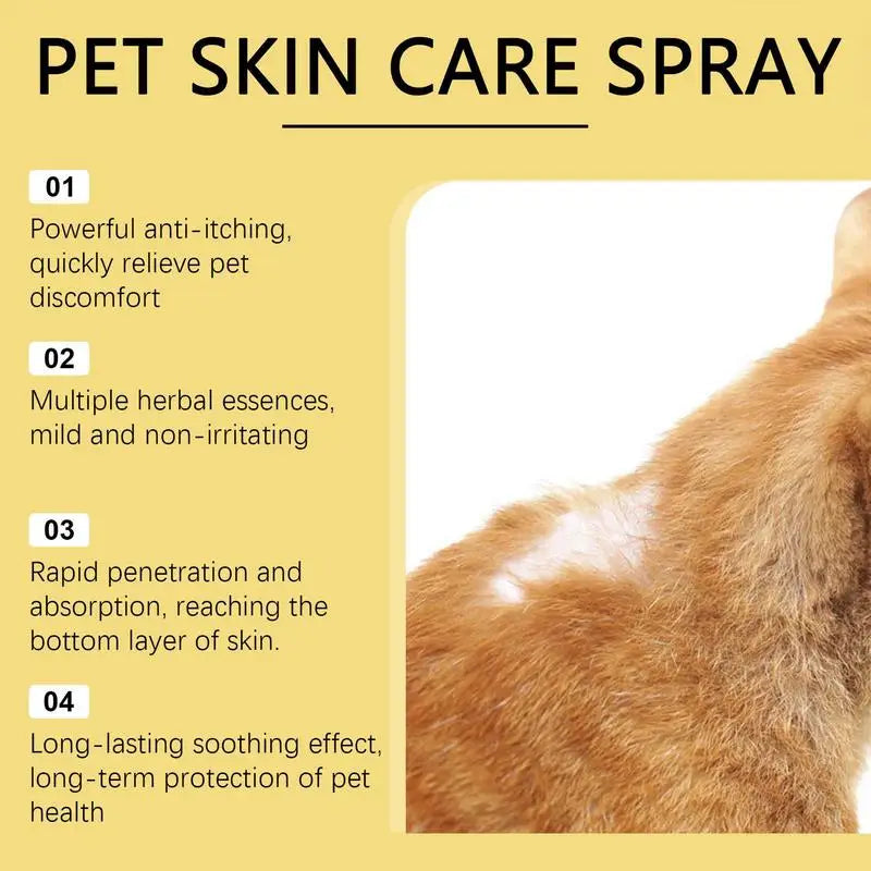 Natural Dog Puppy Moisturizing Spray