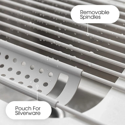 304 Stainless Foldable Dish Drying Rack