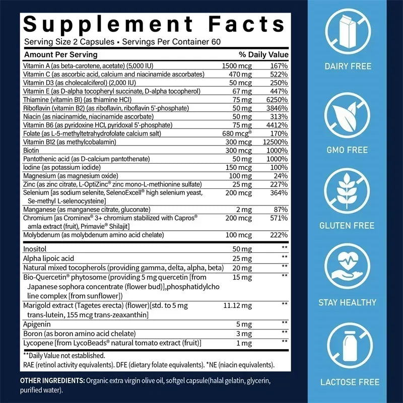 Heart Health Vitamin Supplement Formula
