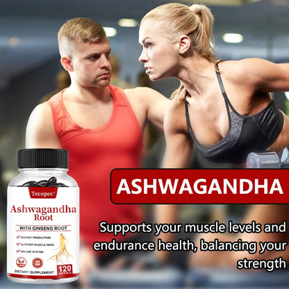 Organic Ashwagandha Herbal Energy Supplement