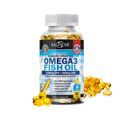 Heart Brain Health Omega-3 Supplement