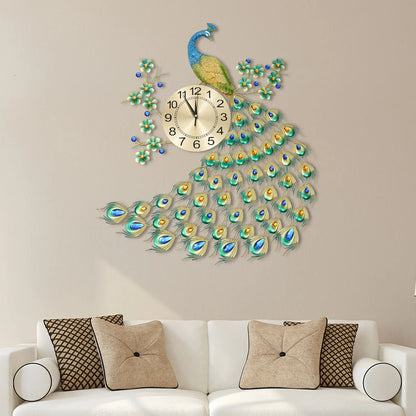 3D Metal Art Wall Clock