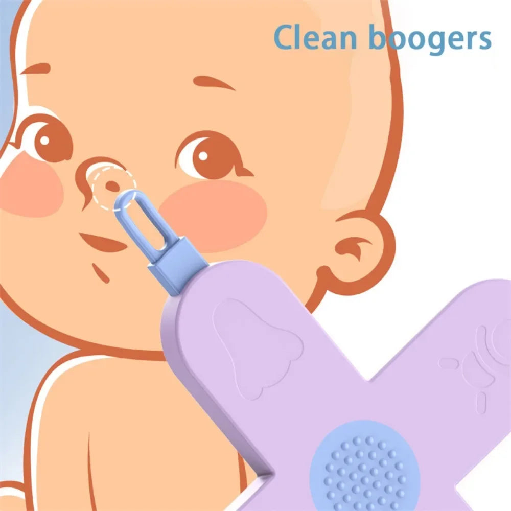 Baby Nasal and Ear Cleaning Kit with Tweezers