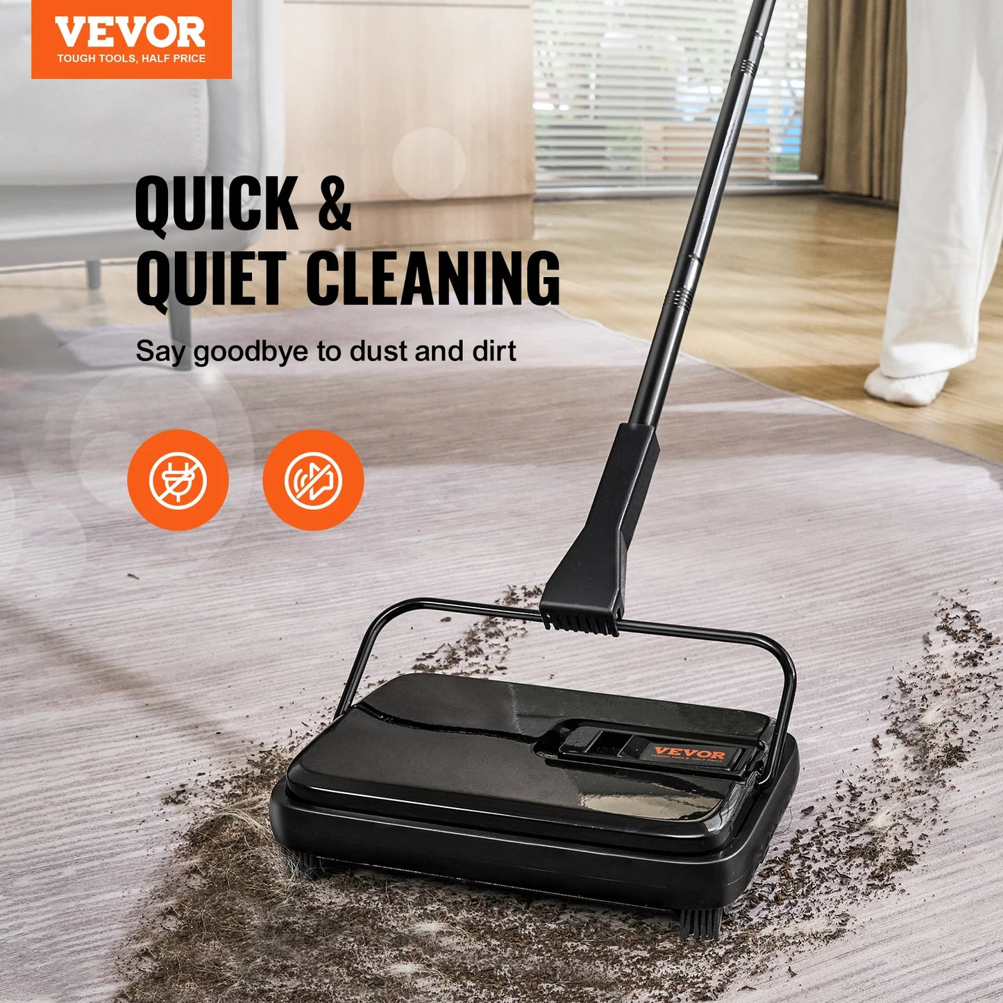 Hardwood and Wood Floor Sweeper