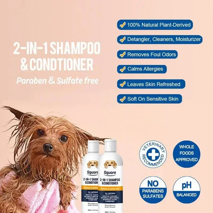 Dog Shampoo Natural Moisturizing Sensitive Skin