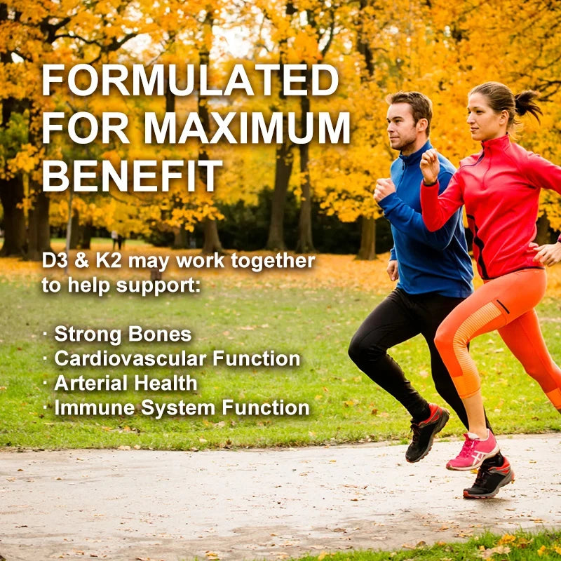 Bone and Heart Vitamin D3 K2