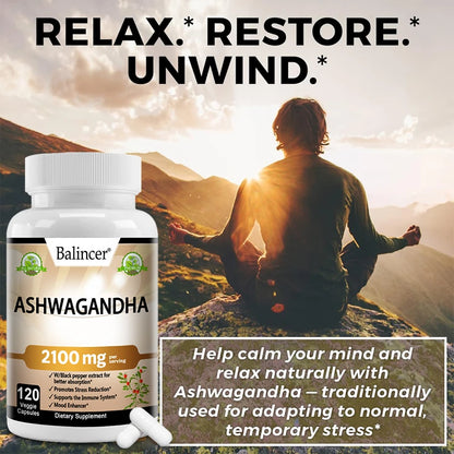 Organic Ashwagandha Stress Relief Supplement