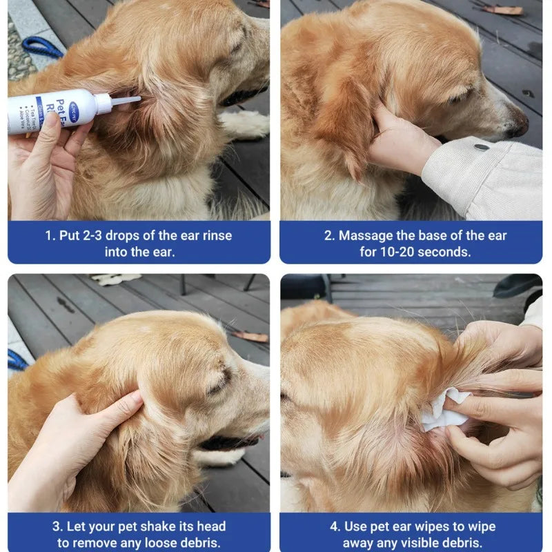 Natural Pet Ear Cleaner Drops